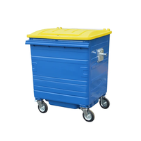 Secchio della spazzatura zincato